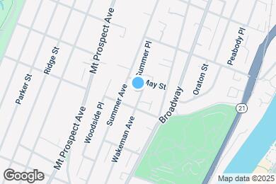 Map image of the property - 134 Wakeman Ave