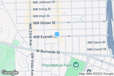 Map image of the property - 2104 NW Everett St