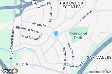 Map image of the property - 3100 Richmond Hill Dr