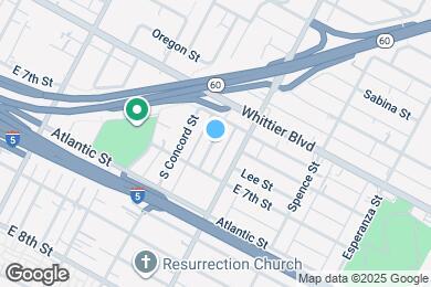Map image of the property - 940 S Bernal Ave