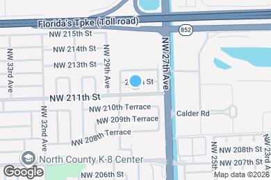 Map image of the property - 2811 NW 211th St