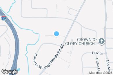 Map image of the property - 1795 Fayetteville Ct SE