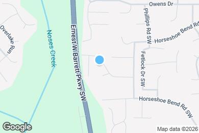 Map image of the property - 2717 Horseshoe Creek Dr
