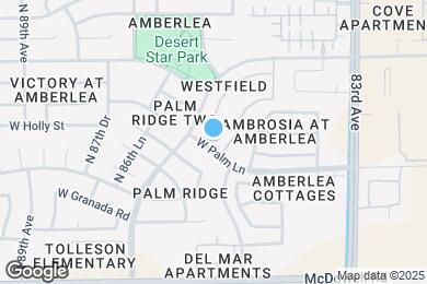 Map image of the property - 8520 W Palm Ln