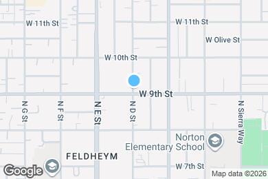Map image of the property - 267 N Macy St