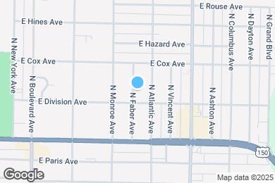 Map image of the property - 3824 N Faber Ave