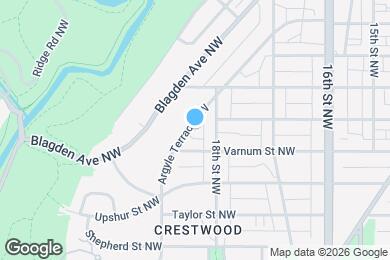 Map image of the property - 4315 Argyle Ter NW