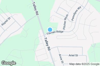 Map image of the property - 14603 Tillman Ridge