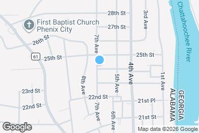 Map image of the property - 2400 7th Ave