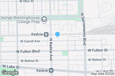 Map image of the property - 3144 W Carroll Ave