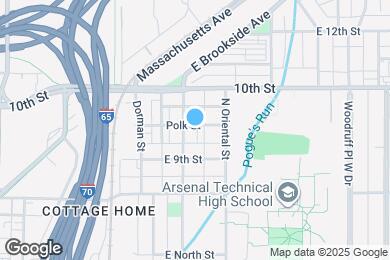 Map image of the property - 1209 Polk St