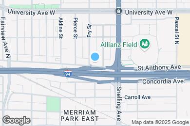 Map image of the property - 1629 St Anthony Ave