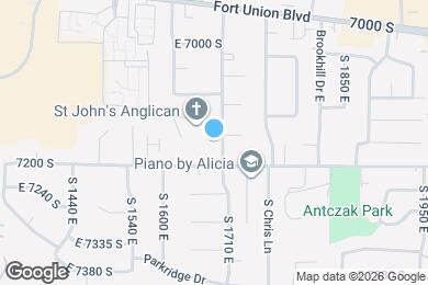 Map image of the property - 7168 S 1700 E