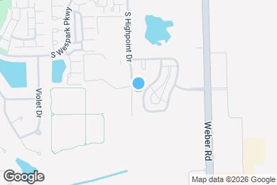 Map image of the property - 244 S Oak Creek Ln