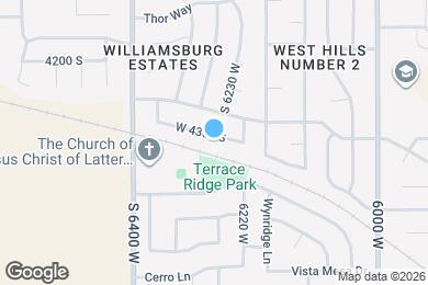 Map image of the property - 6263 W 4305 S