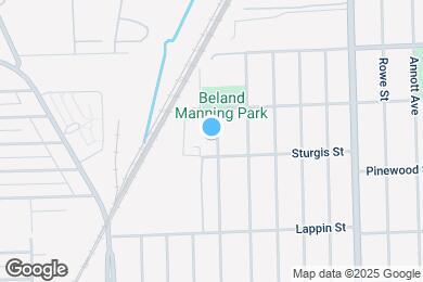 Map image of the property - 19627 Algonac St