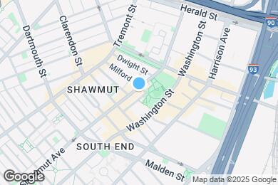 Map image of the property - 262 Shawmut Ave