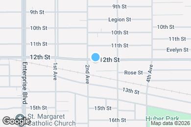 Map image of the property - 1612 12th St