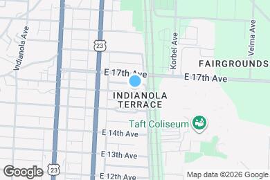 Map image of the property - 432 E 16th Ave