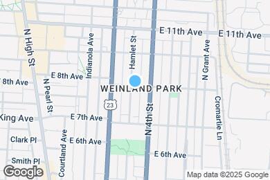 Map image of the property - 1400 Hamlet St