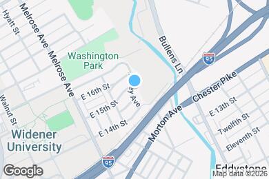 Map image of the property - 1421 Ridley Ave