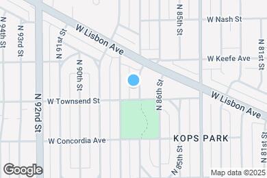 Map image of the property - 3421 N 87th St