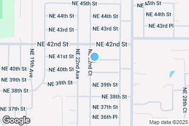 Map image of the property - 2220 NE 41st St