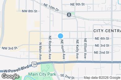 Map image of the property - 282 NE 4th St