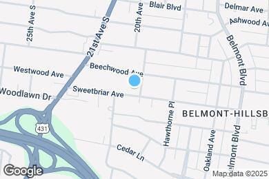 Map image of the property - 1902 Sweetbriar Ave
