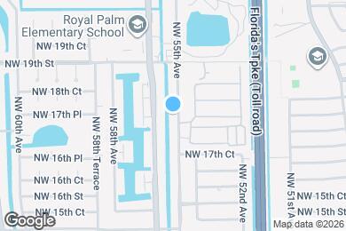 Map image of the property - 1801 NW 55th Ave