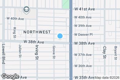 Map image of the property - 3057 W 38th Ave