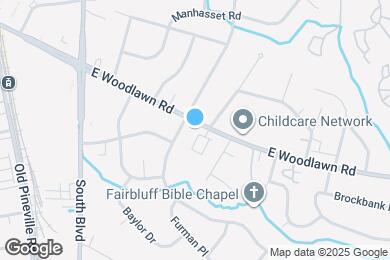 Map image of the property - 612 E Woodlawn Rd