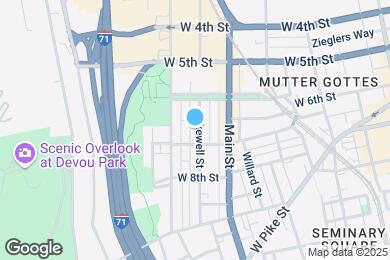 Map image of the property - 631 Bakewell St