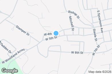 Map image of the property - 1007 W 5th St