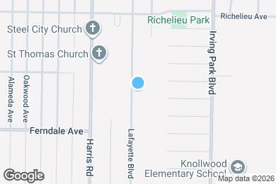 Map image of the property - 725 Lafayette Blvd