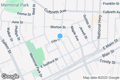 Map image of the property - 122 Cox Ave