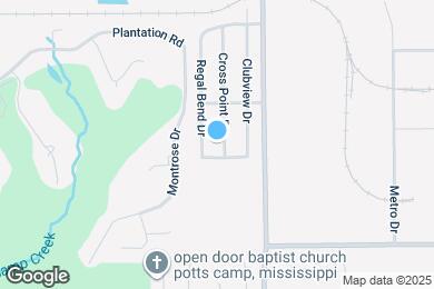 Map image of the property - 8207 Cross Point Dr