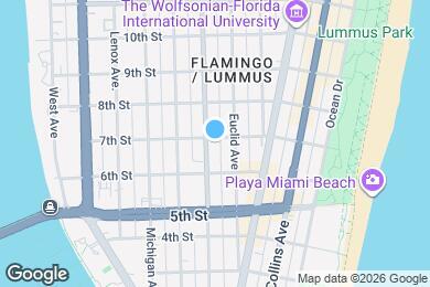 Map image of the property - 655 Meridian Ave