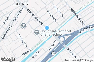 Map image of the property - 4965 S Centinela Ave