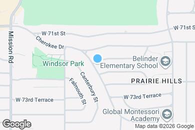 Map image of the property - 3209 W 72nd St
