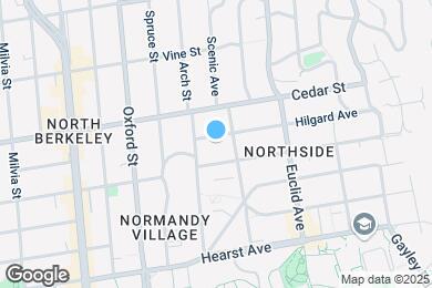 Map image of the property - 2342 Hilgard Ave