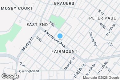 Map image of the property - 2016 Fairmount Ave