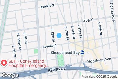Map image of the property - 1213 Avenue Z