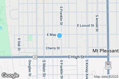 Map image of the property - 608 S Franklin St