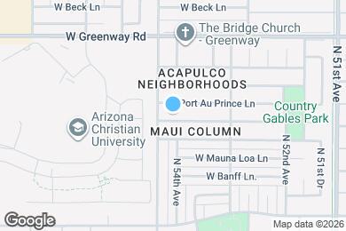 Map image of the property - 5410 W Maui Ln