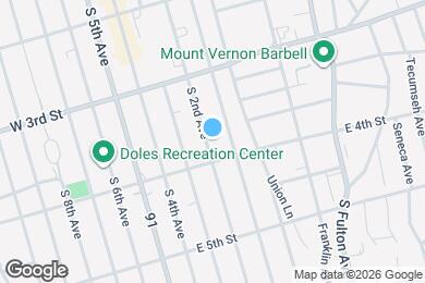 Map image of the property - 257 S 2nd Ave