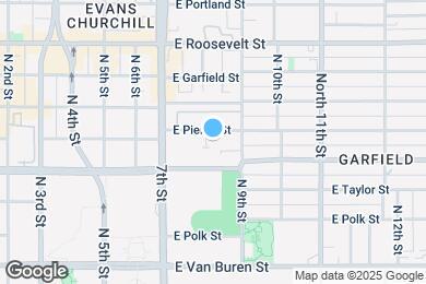 Map image of the property - 745 E Pierce St