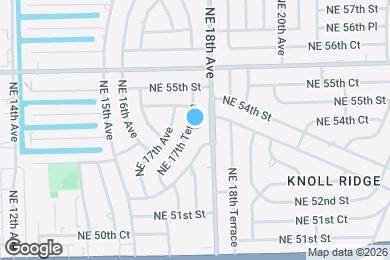 Map image of the property - 5340-5342 NE 17th Terrace