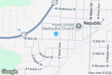 Map image of the property - 413 W Elm St