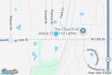 Map image of the property - 406 W 19th St